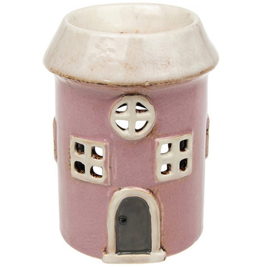 Village Pottery House Wax Burner (Pink)