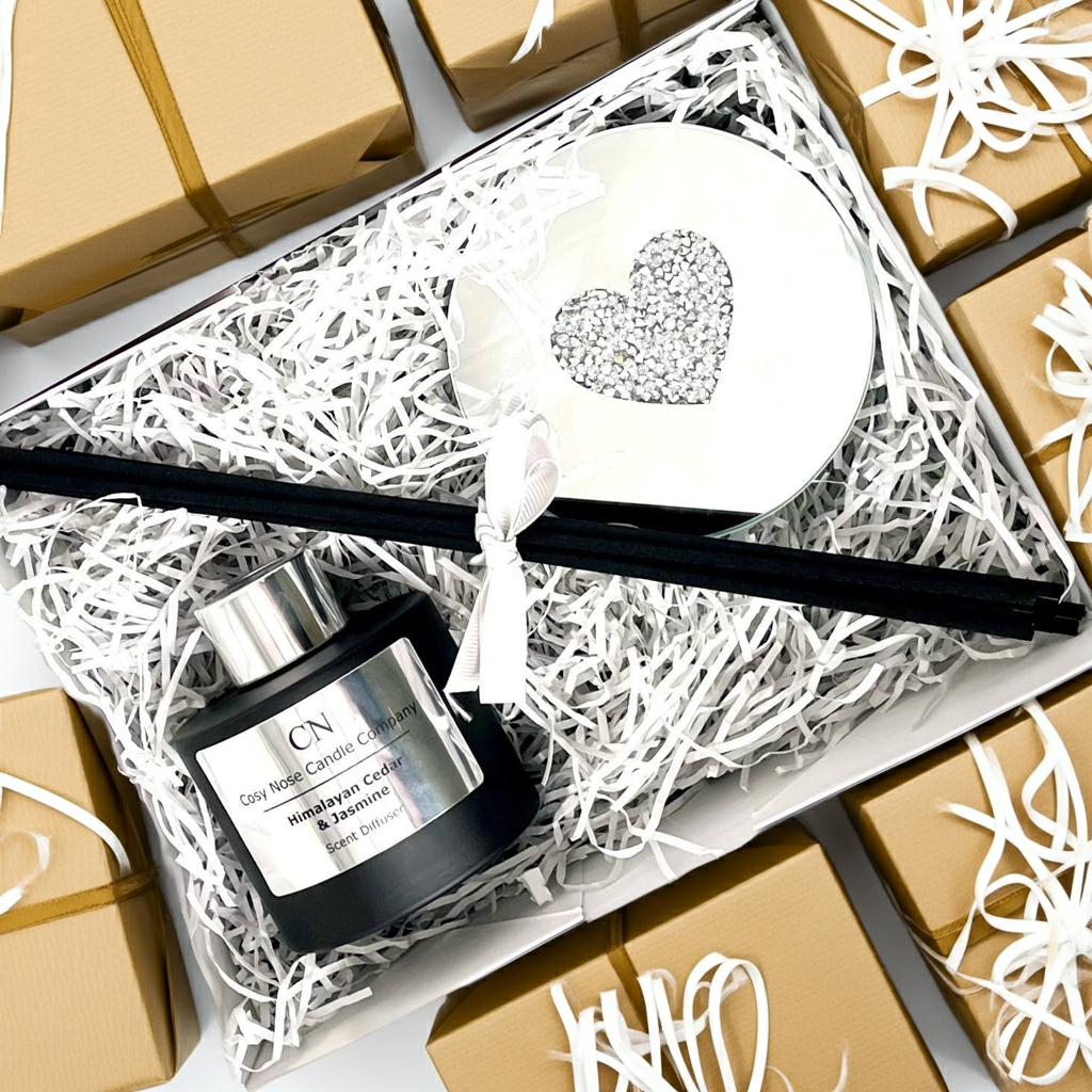 Black Silver Diffuser Gift Set
