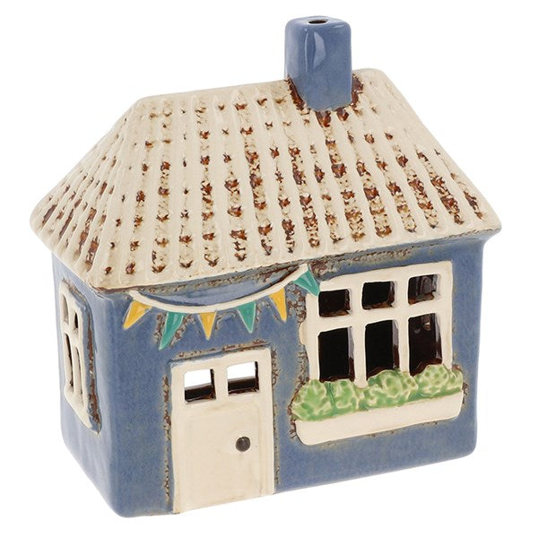 Village Pottery Garden House Blue