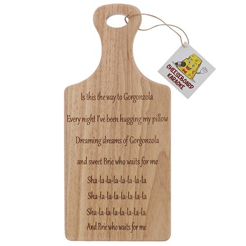 Cheese Board Karaoke: Is This The Way To Gorgonzolo