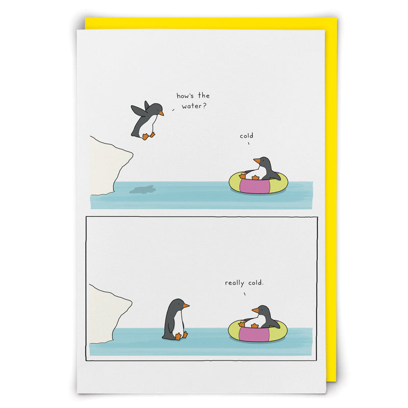 "Really Cold" Greeting Card