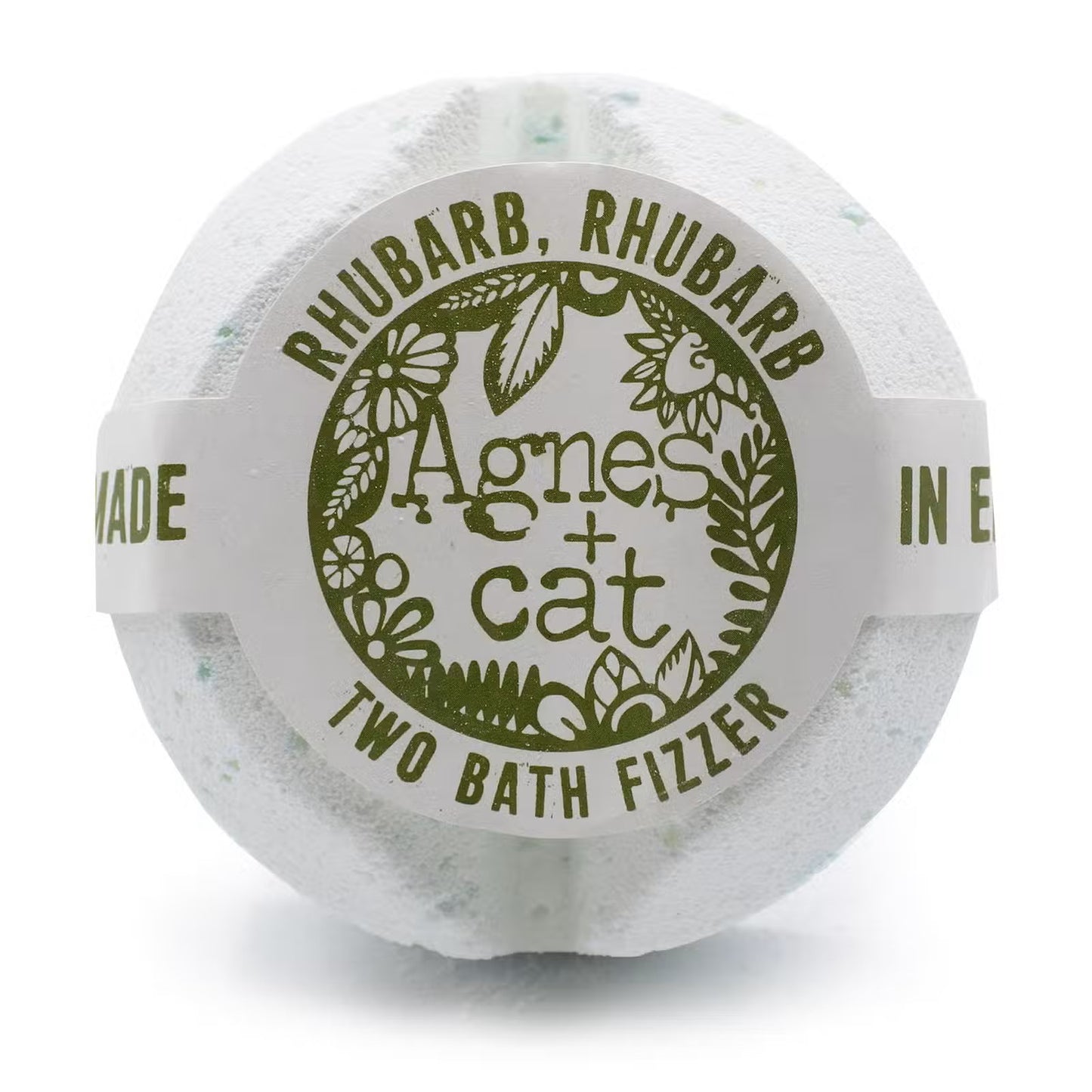 Agnes + Cat Bath Fizzer - Rhubarb Rhubarb