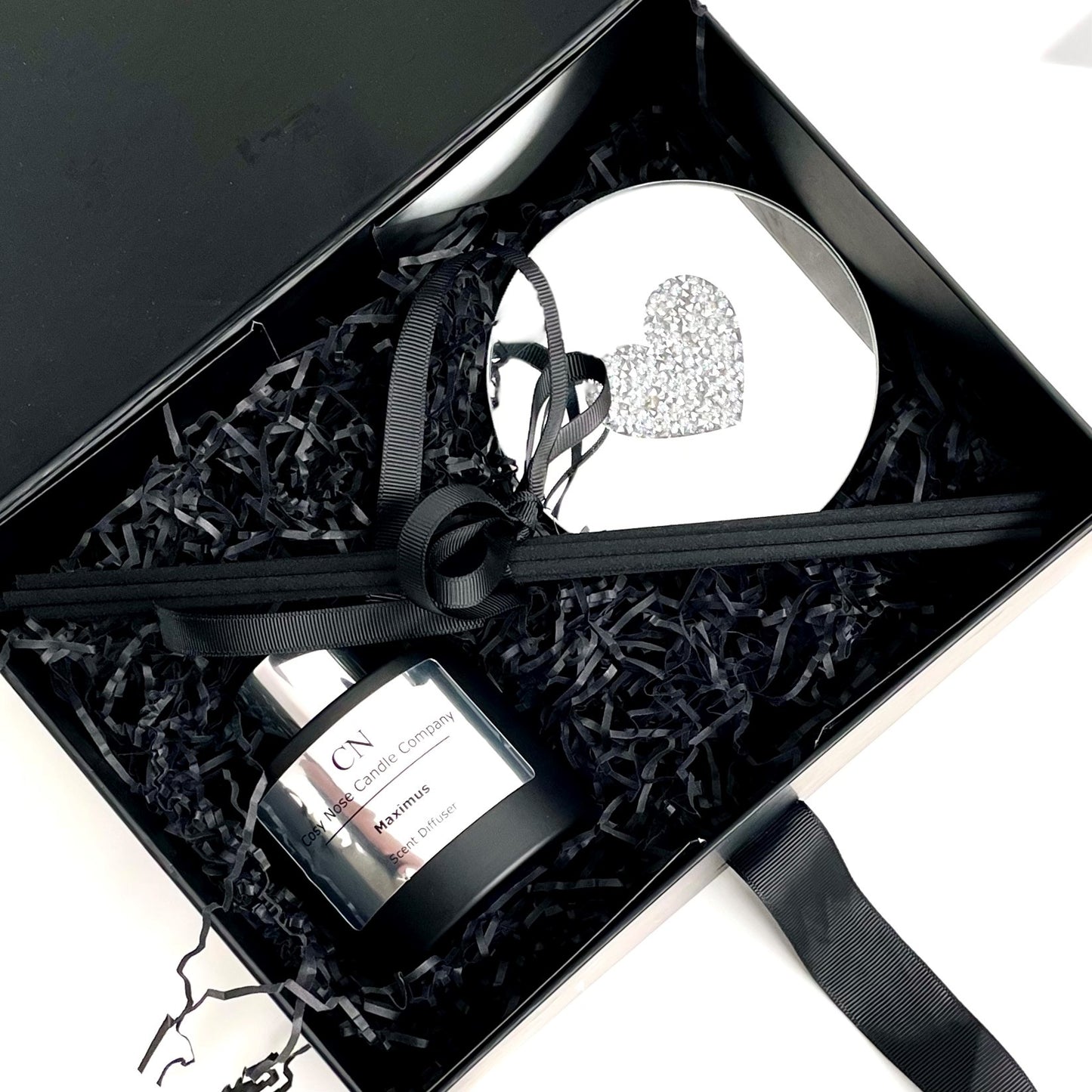 Black Silver Diffuser Gift Set