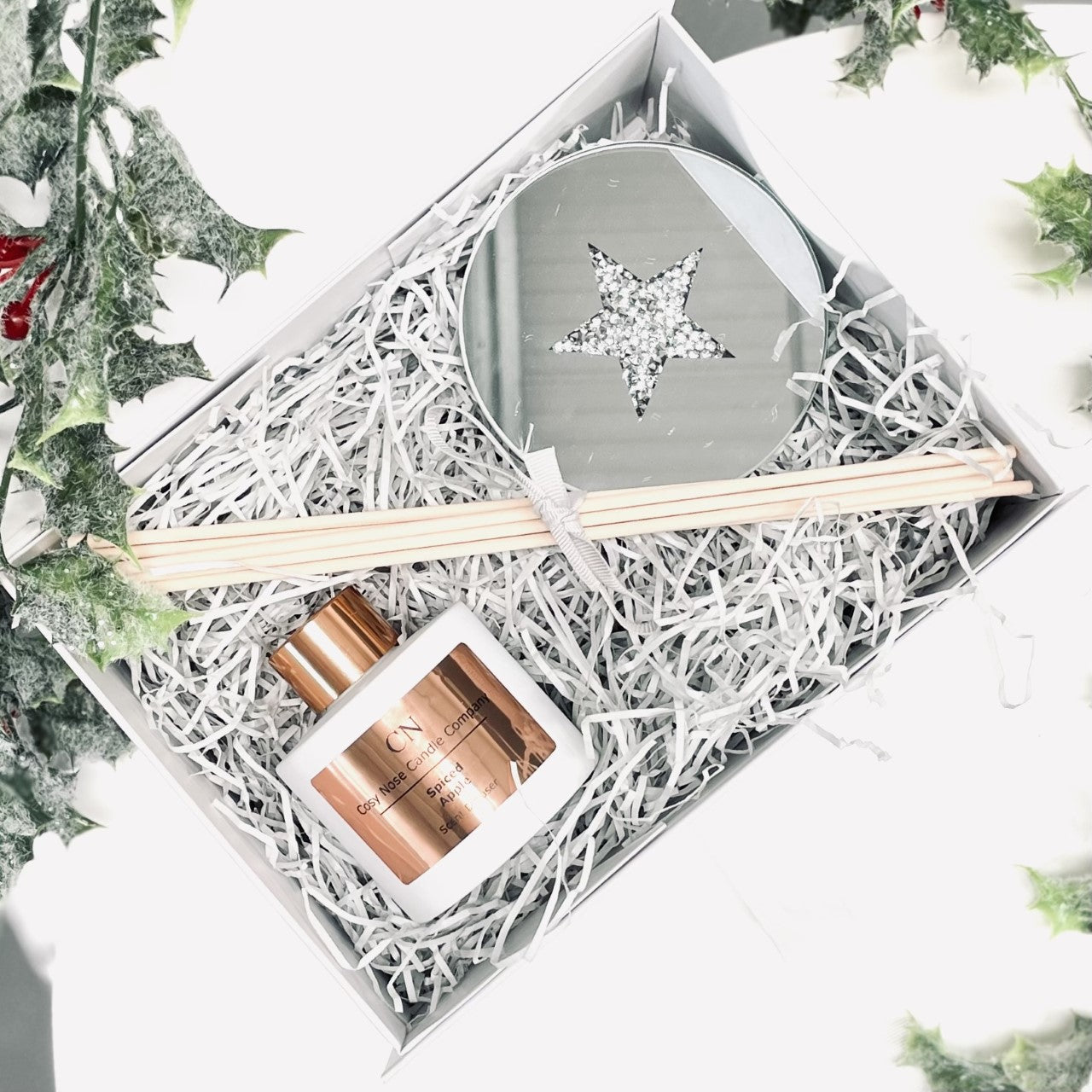 Festive White Copper Diffuser
