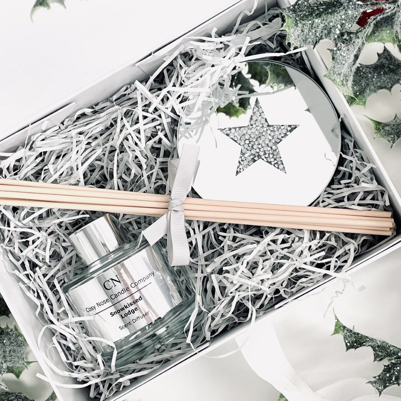 Festive Clear Silver Diffuser