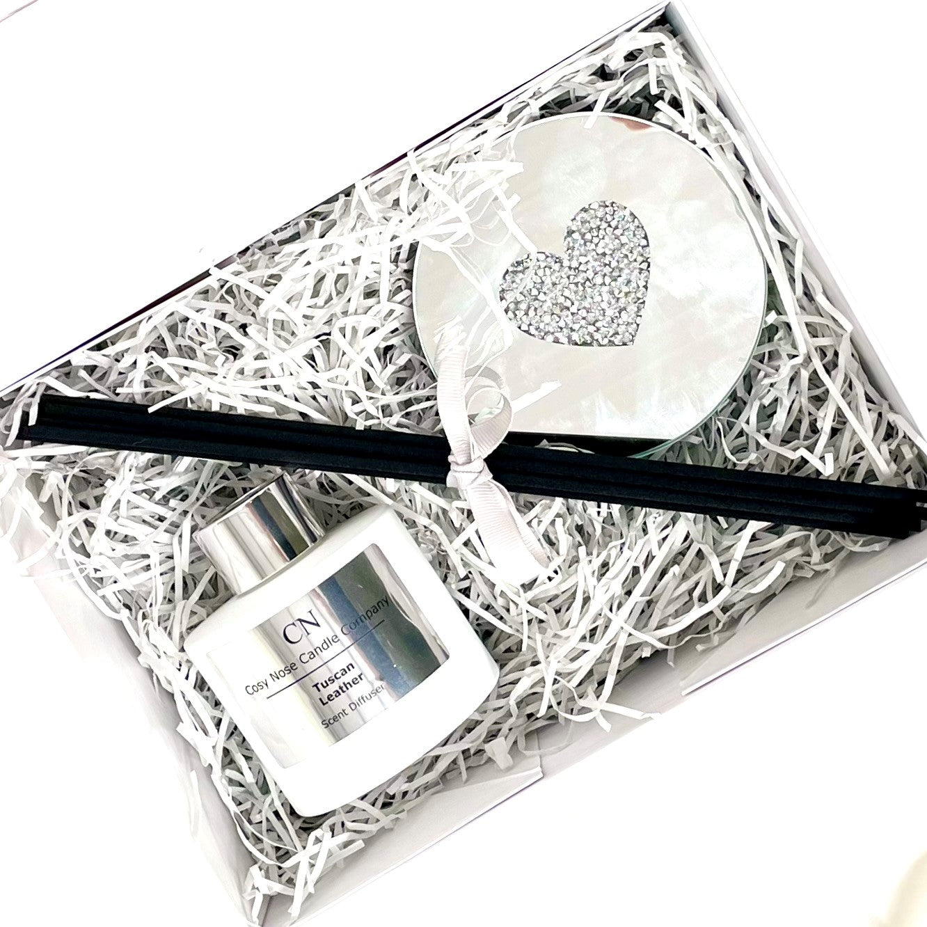 White Silver Diffuser Gift Set