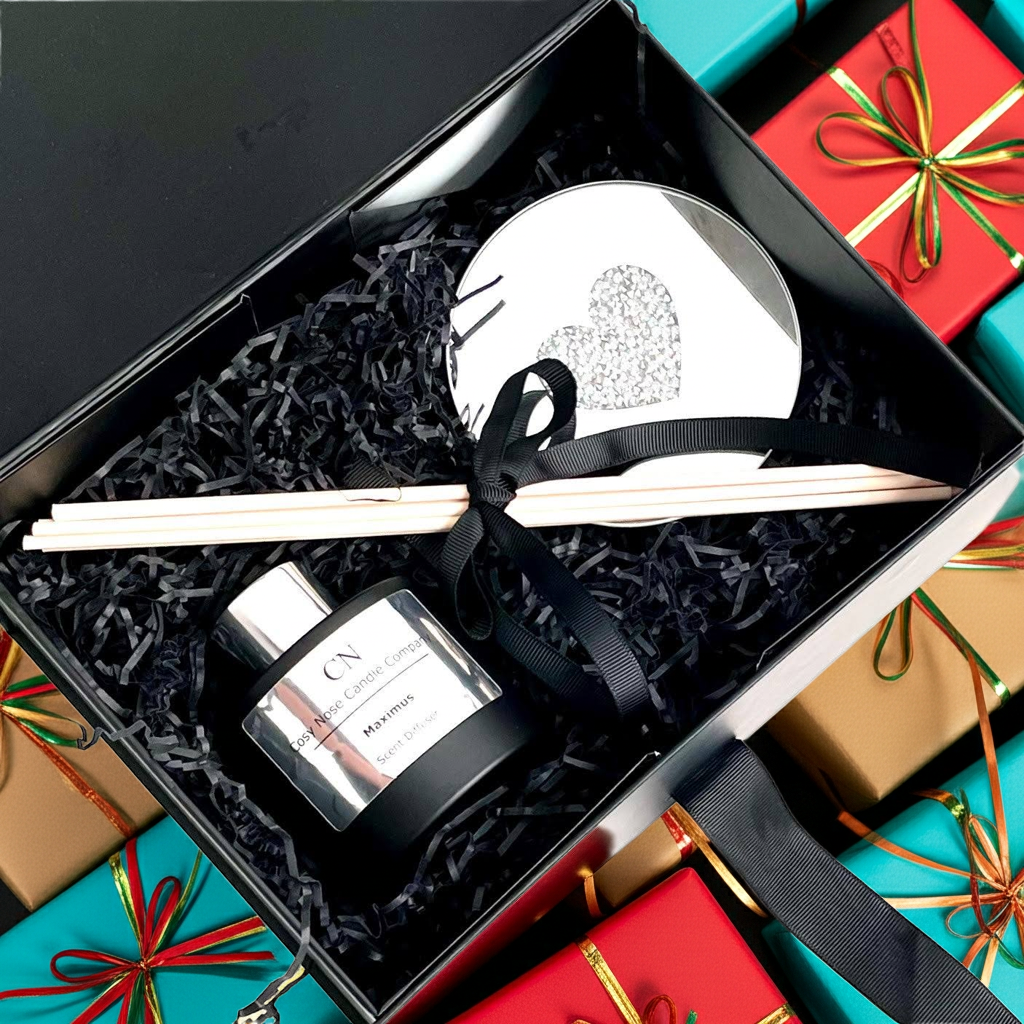 Black Silver Diffuser Gift Set