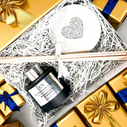 Black Silver Diffuser Gift Set