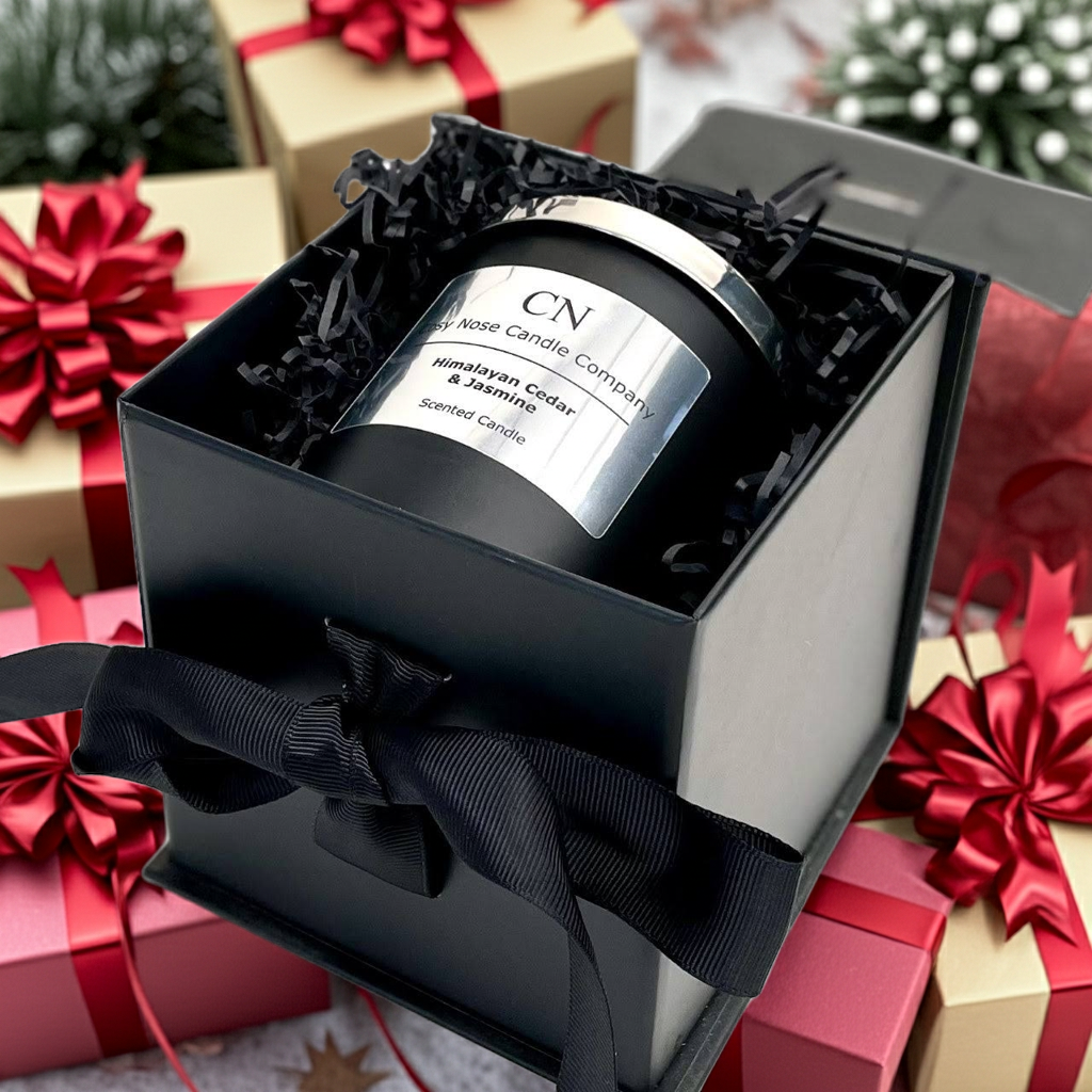 Black Silver Candle