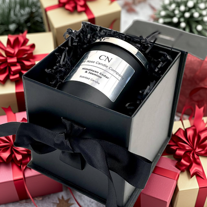Black Silver Candle
