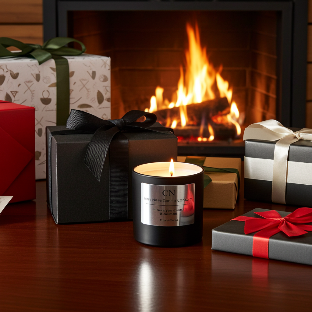 Black Silver Candle