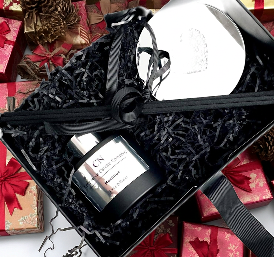 Black Silver Diffuser Gift Set
