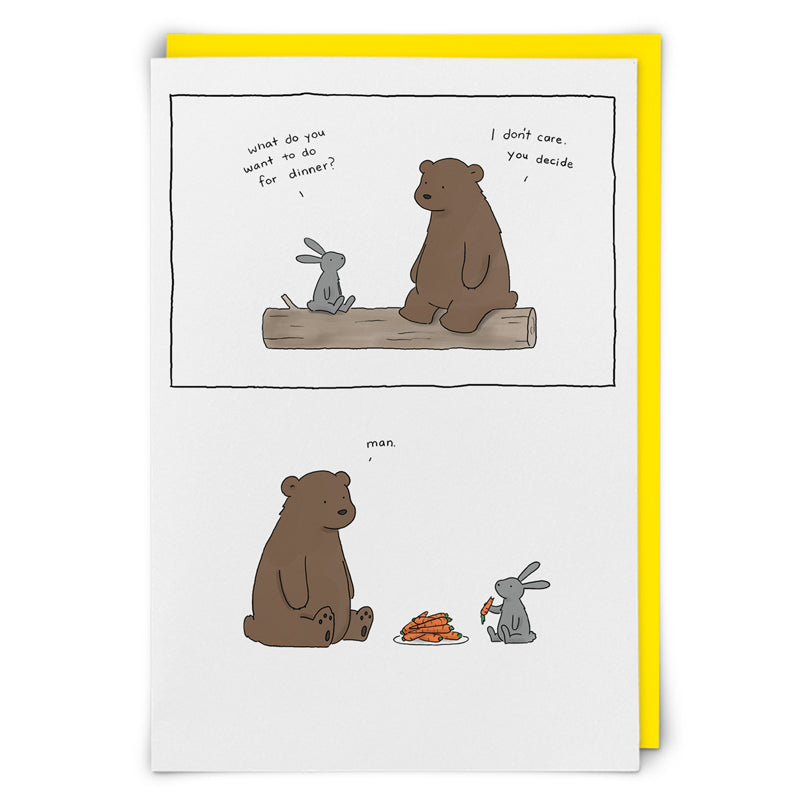 "Carrots" Greeting Card