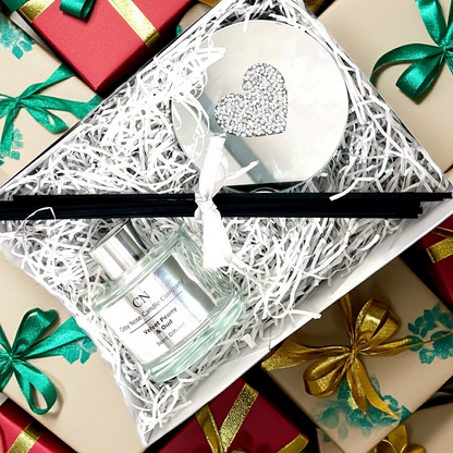 Clear Silver Diffuser Gift Set