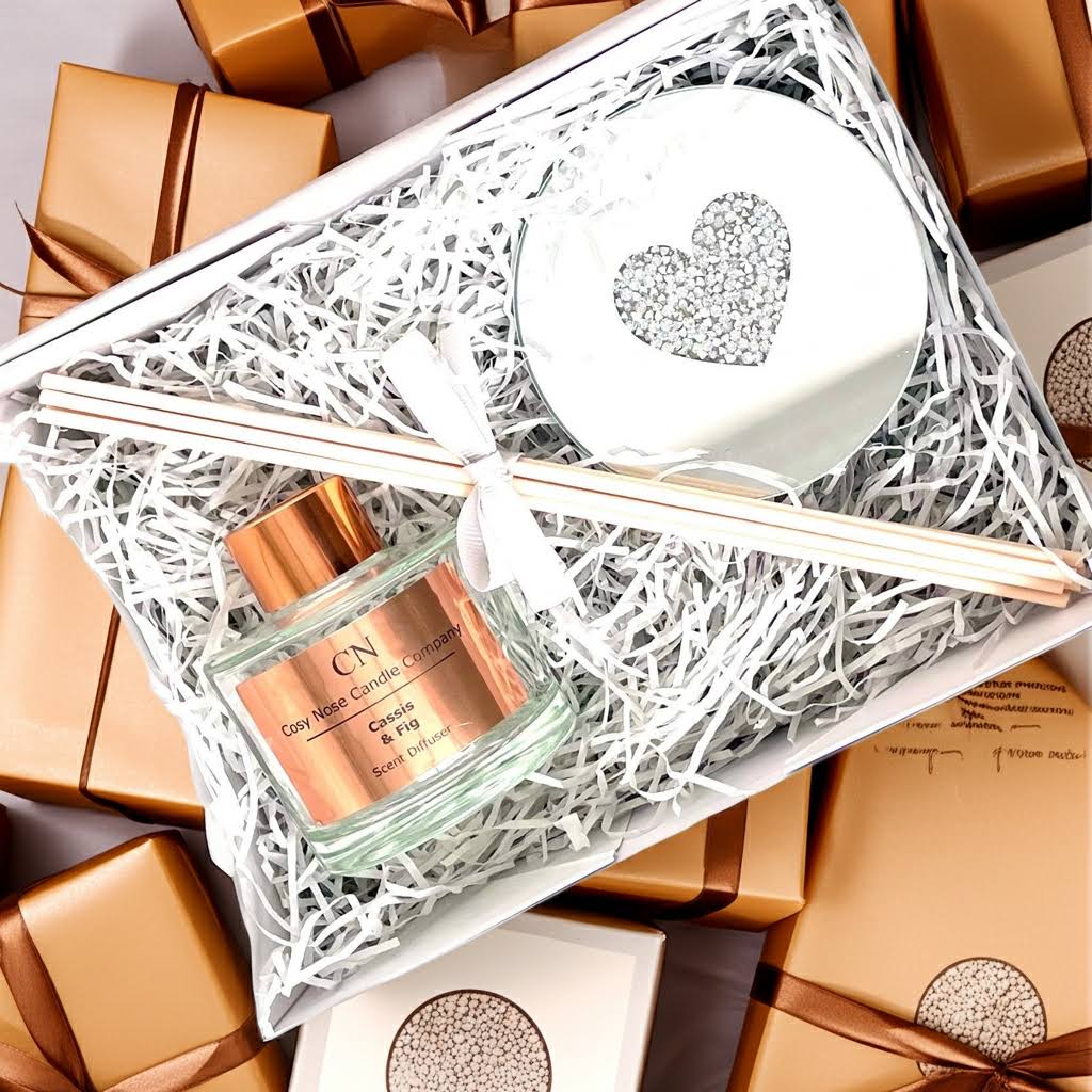 Clear Copper Diffuser Gift Set