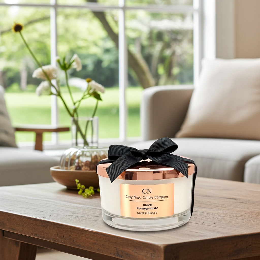 Clear Copper Tri Wick Candle