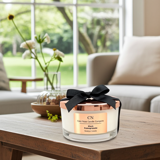 Clear Copper Tri Wick Candle