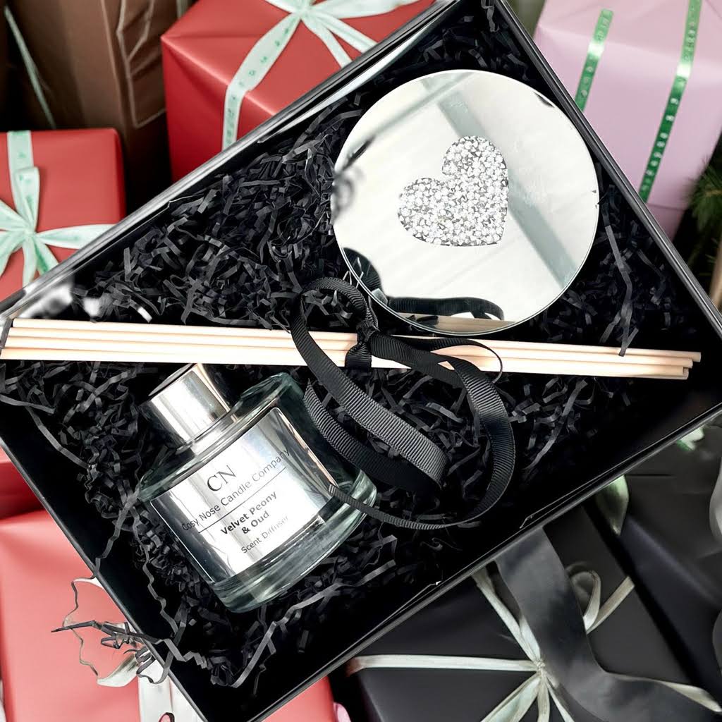 Clear Silver Diffuser Gift Set