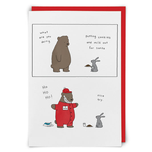 "Cookies & Milk" Greeting Card