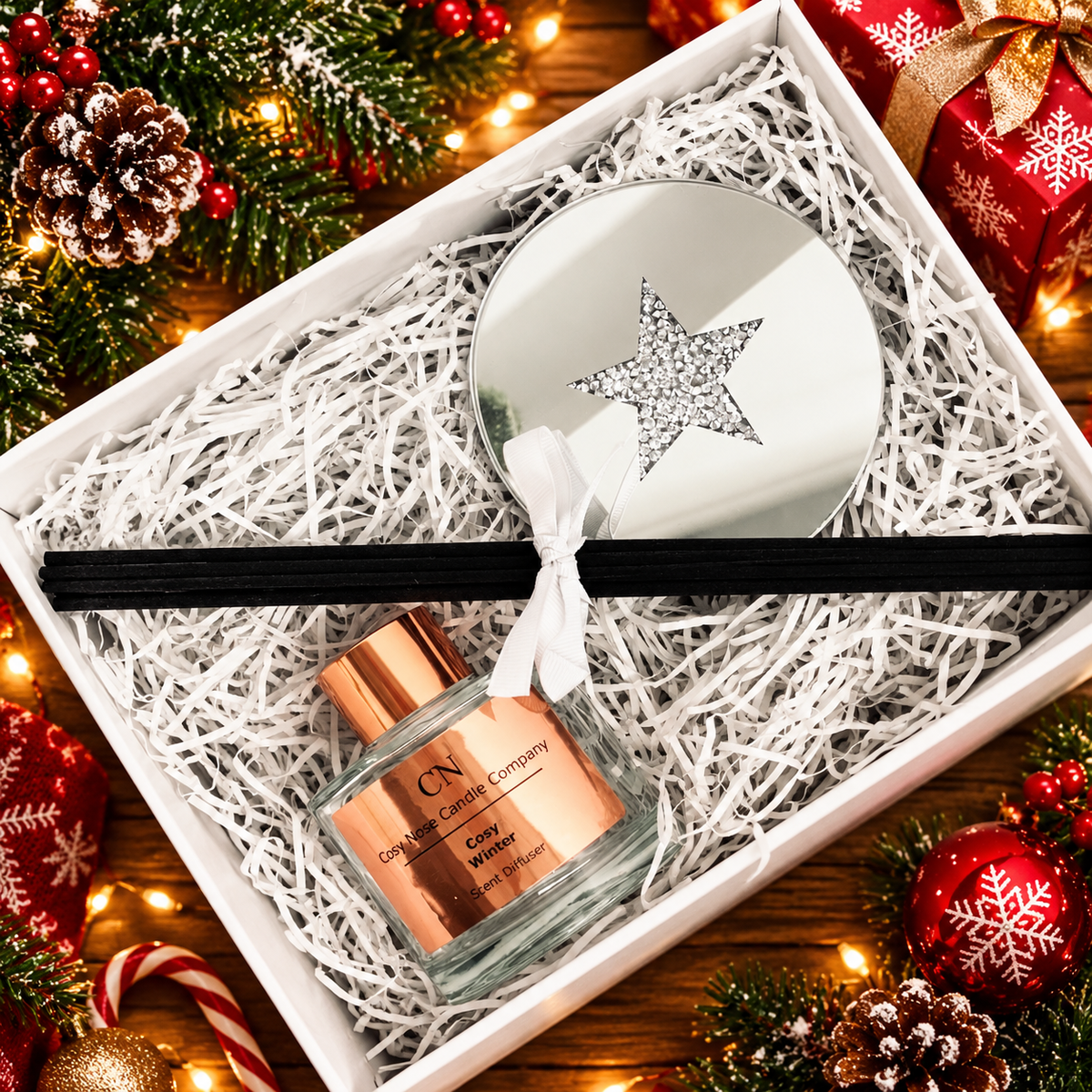 Festive Clear Copper Diffuser
