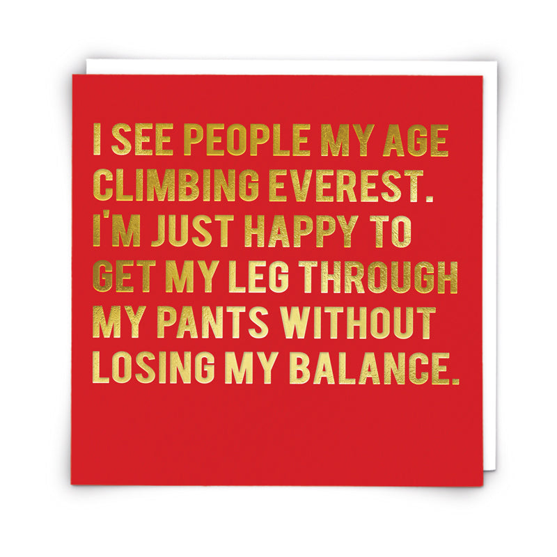 "Everest" Greeting Card