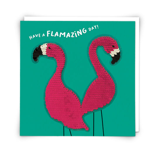 "Flamingo" Greeting Card