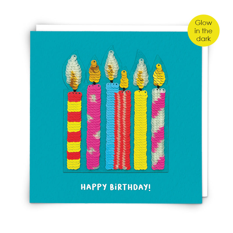 "Glow Candles" Greeting Card