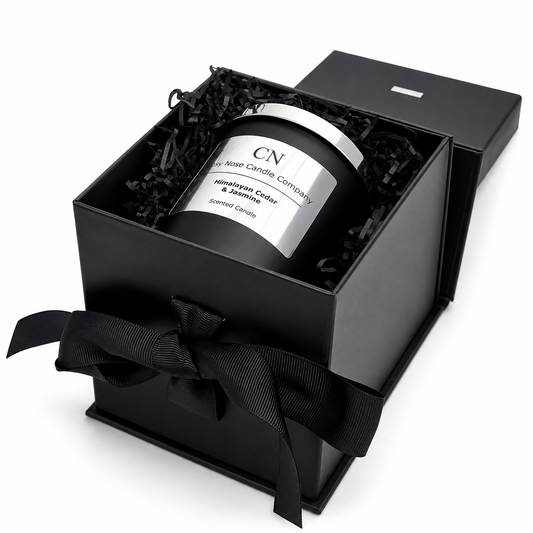 Black Silver Candle