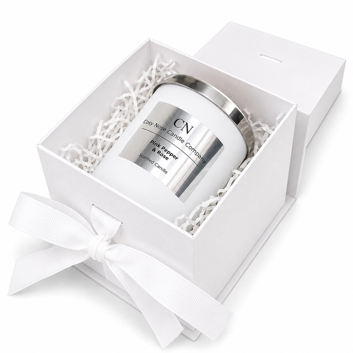 White Silver Candle