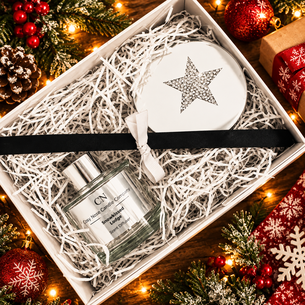 Festive Clear Silver Diffuser