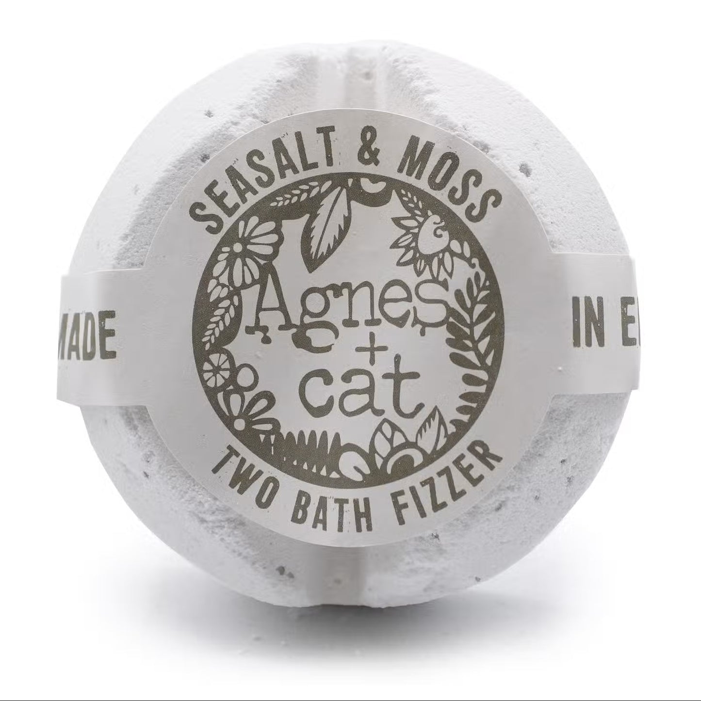 Agnes + Cat Bath Fizzer - Seasalt & Moss
