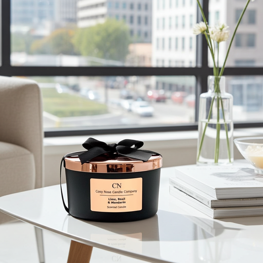 Black Copper Tri Wick Candle