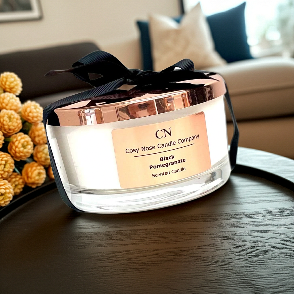 Clear Copper Tri Wick Candle