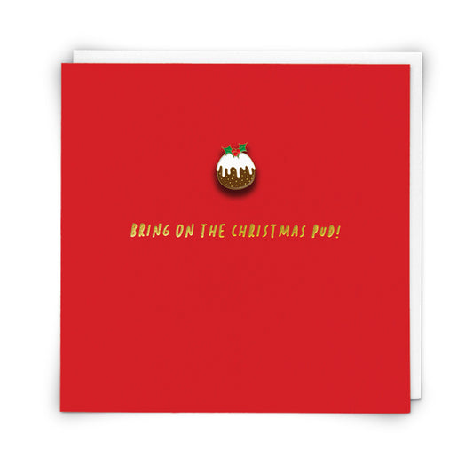 "Xmas Pud" Greeting Card