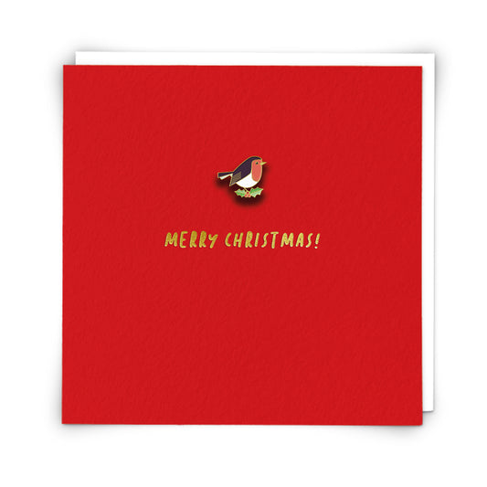 "Xmas Robin" Greeting Card