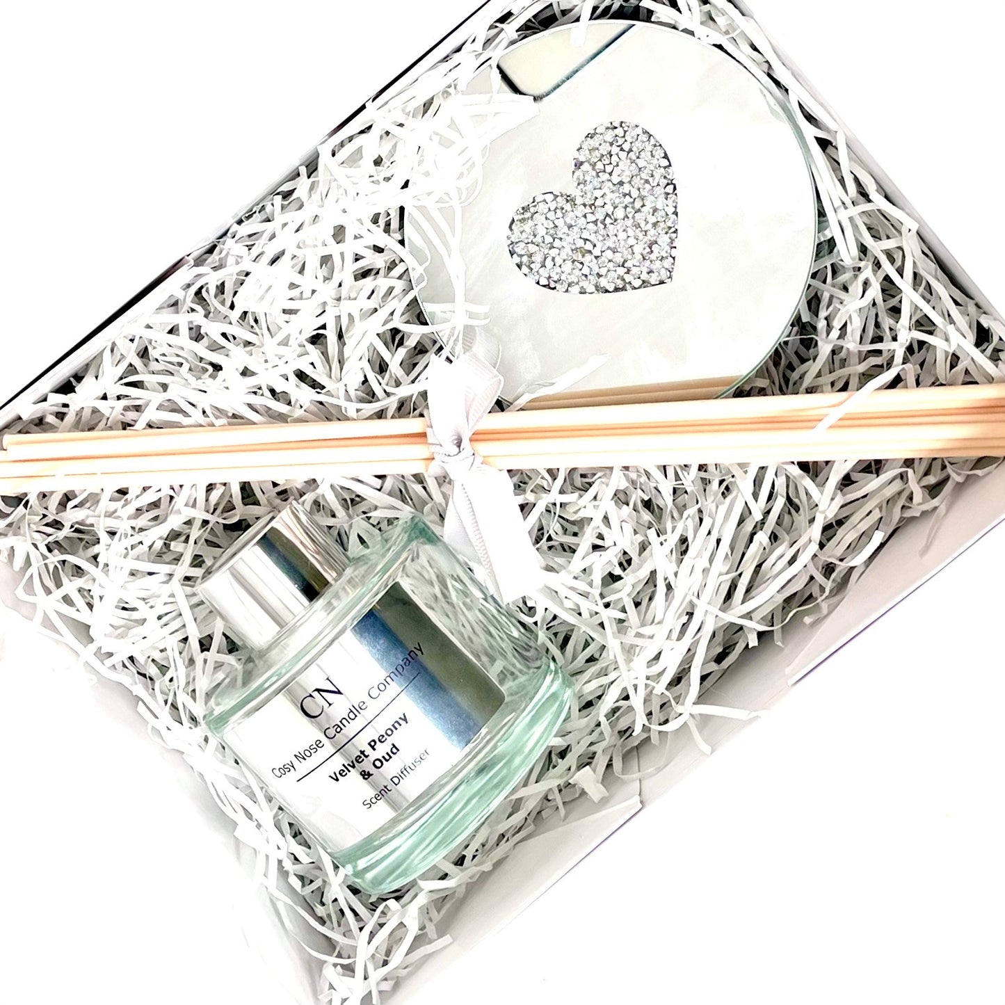 Clear Silver Diffuser Gift Set