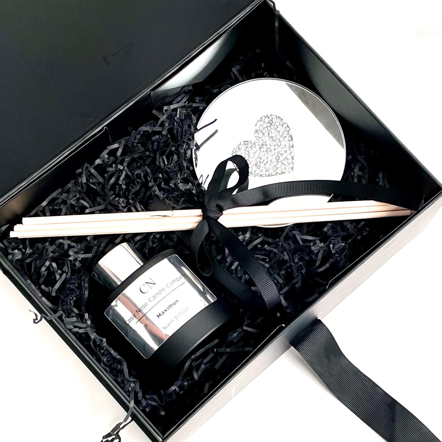 Black Silver Diffuser Gift Set